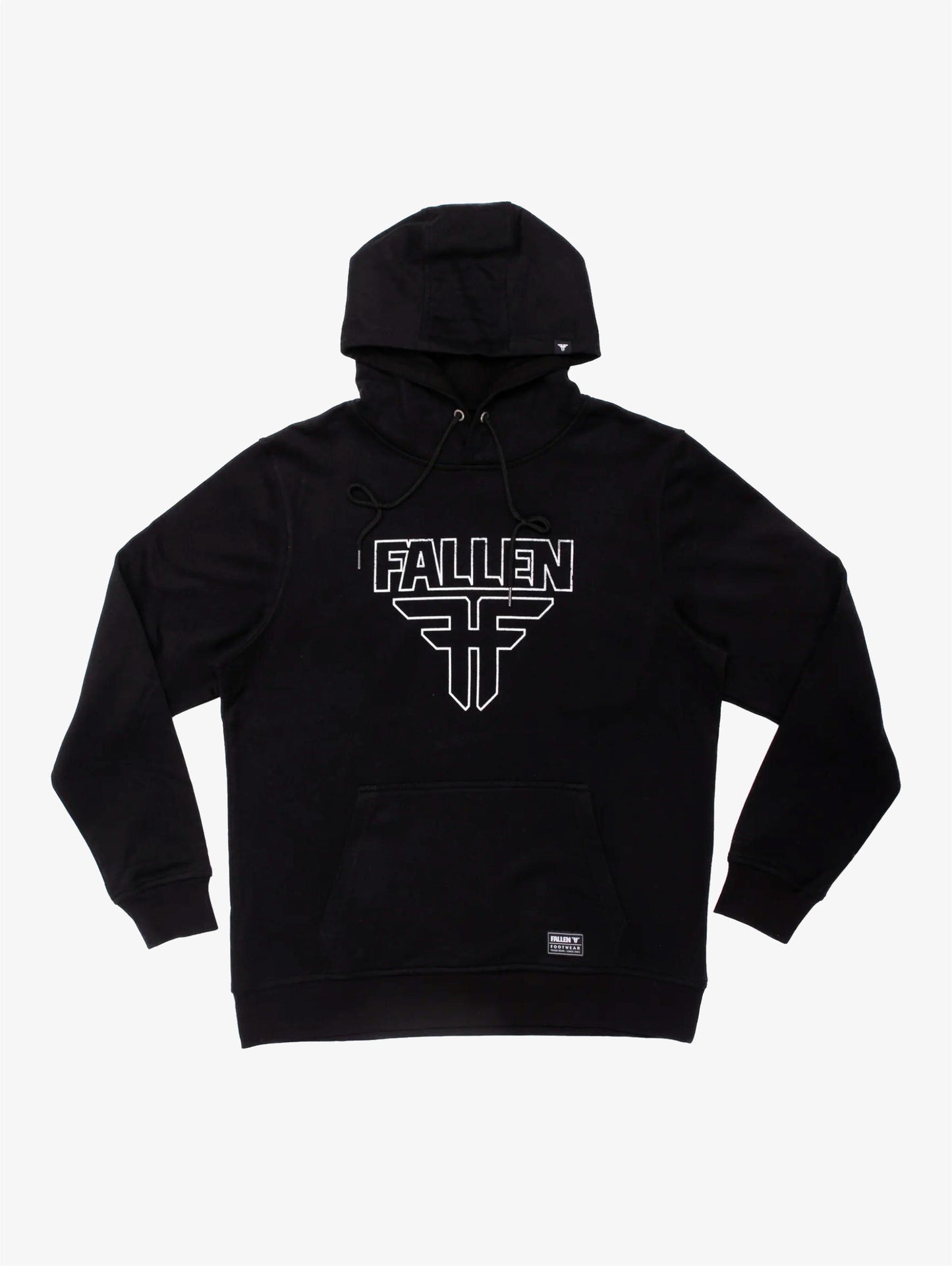 Insigna Hoodie black / white felpa con cappuccio