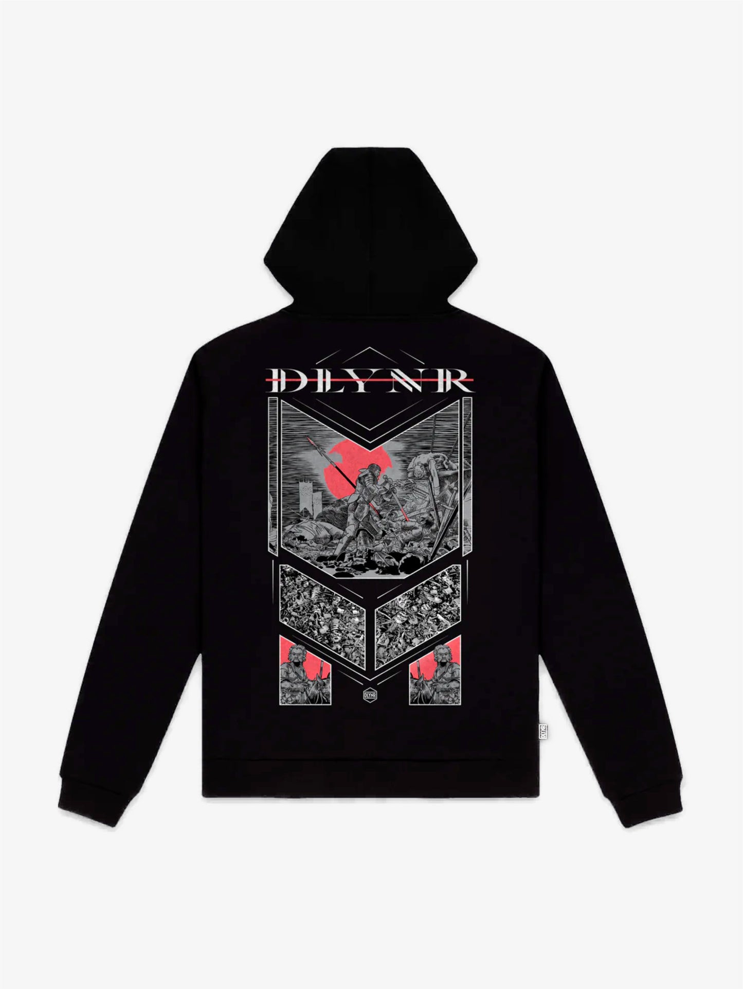 Mordred Hoodie Black felpa con cappuccio