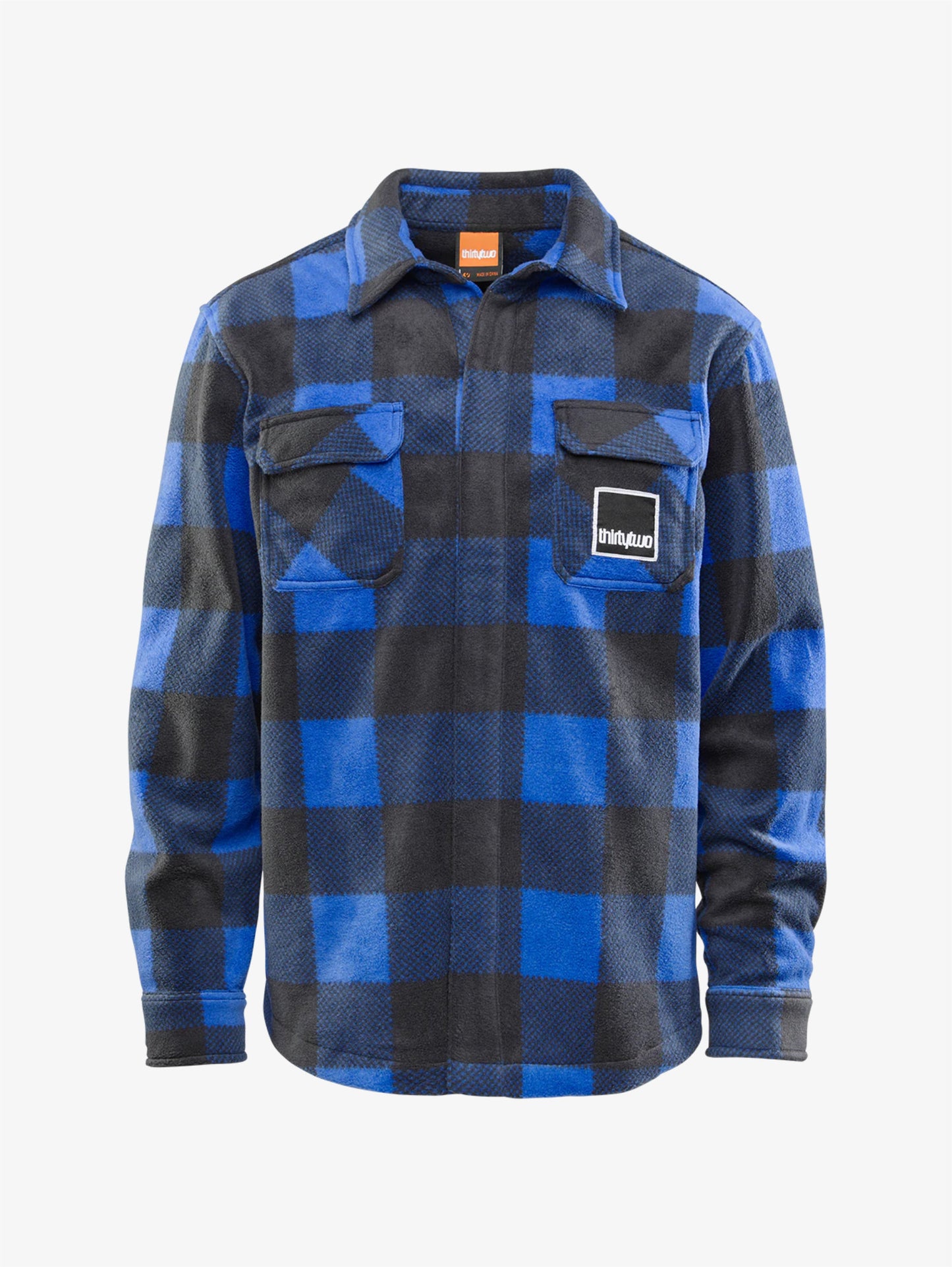 thirty Two Men's Rest Stop shirt Blue Grey.