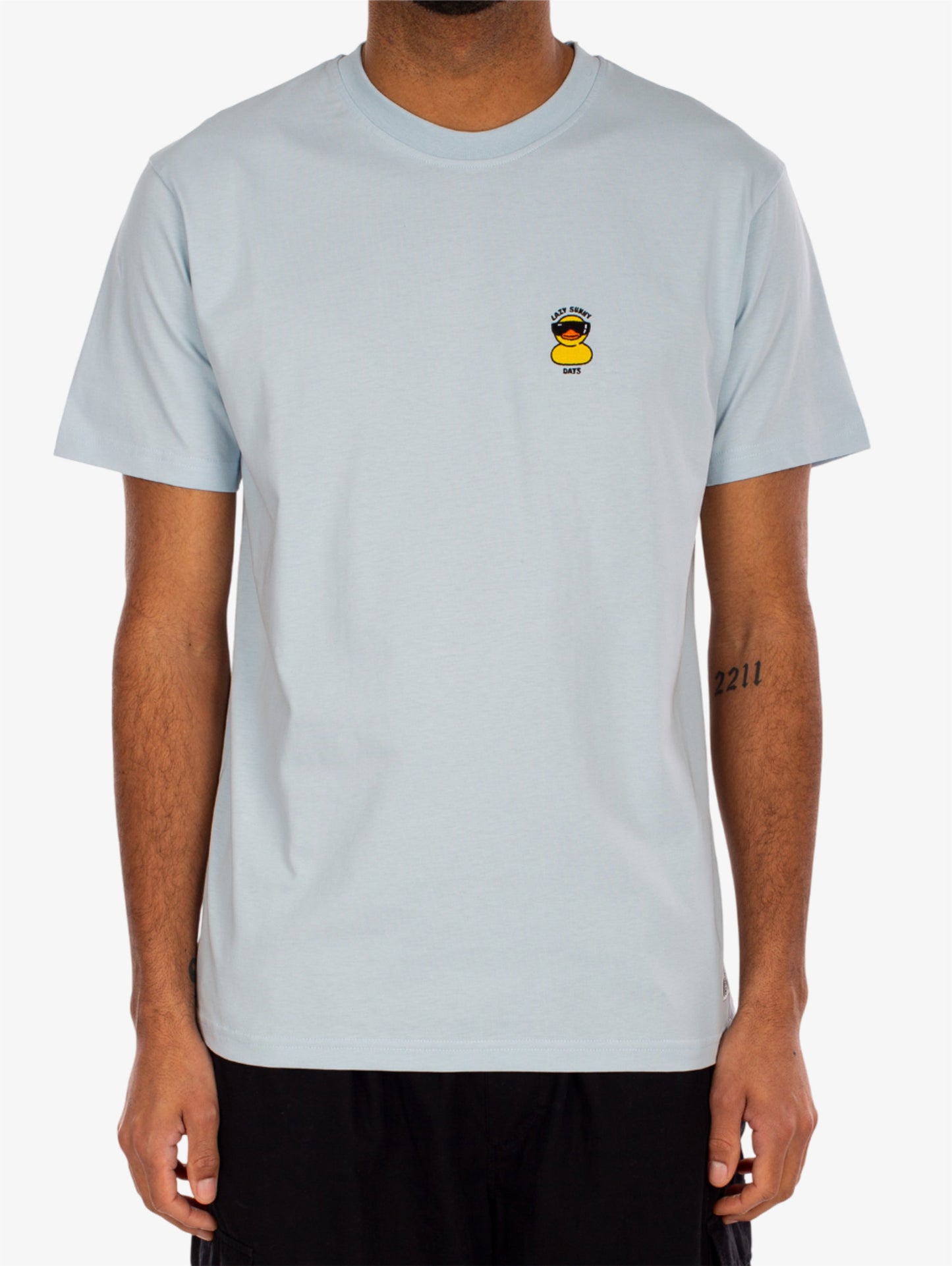 Iriedaily Lazy Sunny Day Emb Tee t-shirt Ice Blue.