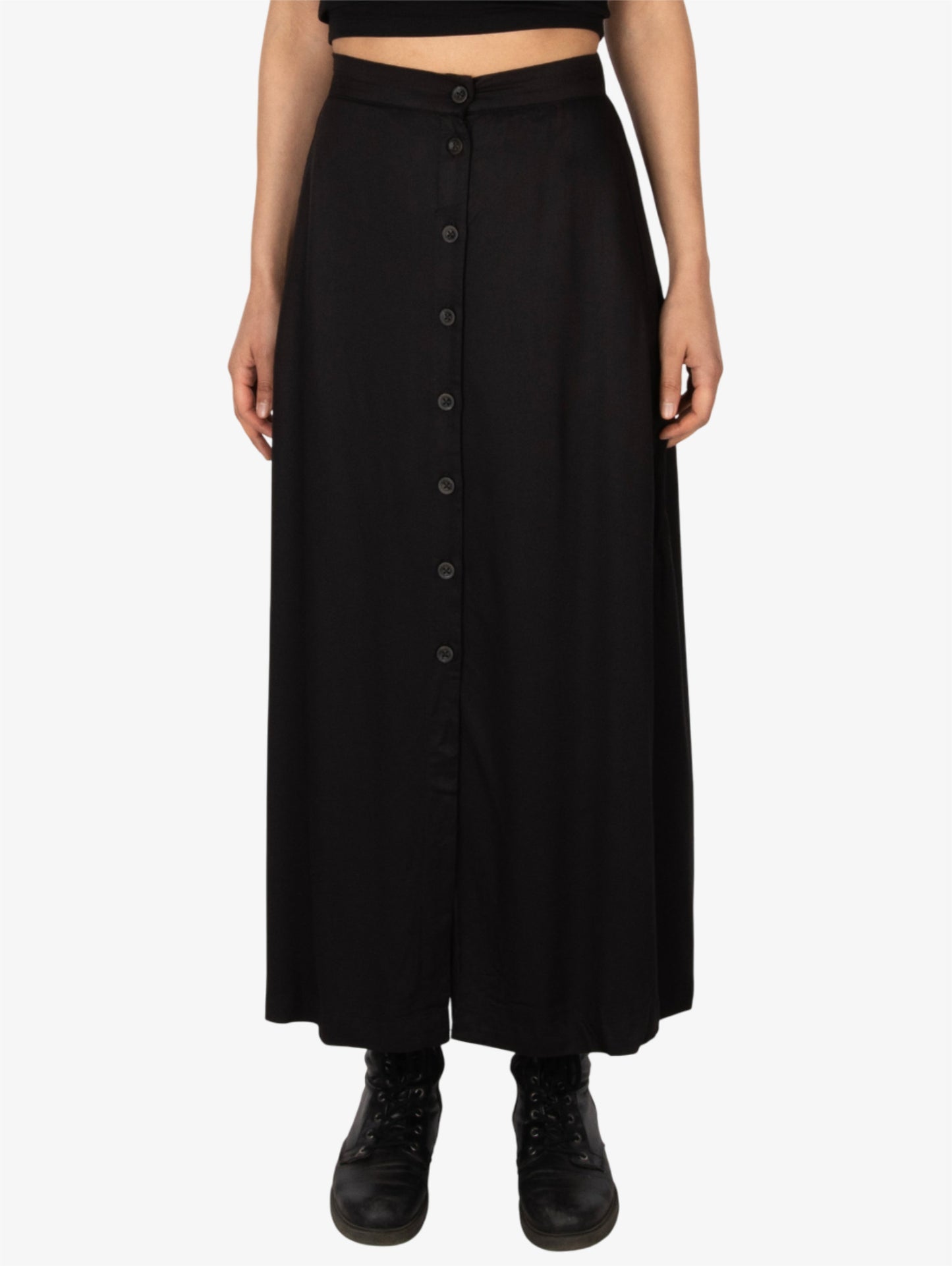 Iriedaily Civic Eco Maxi Skirt Black.
