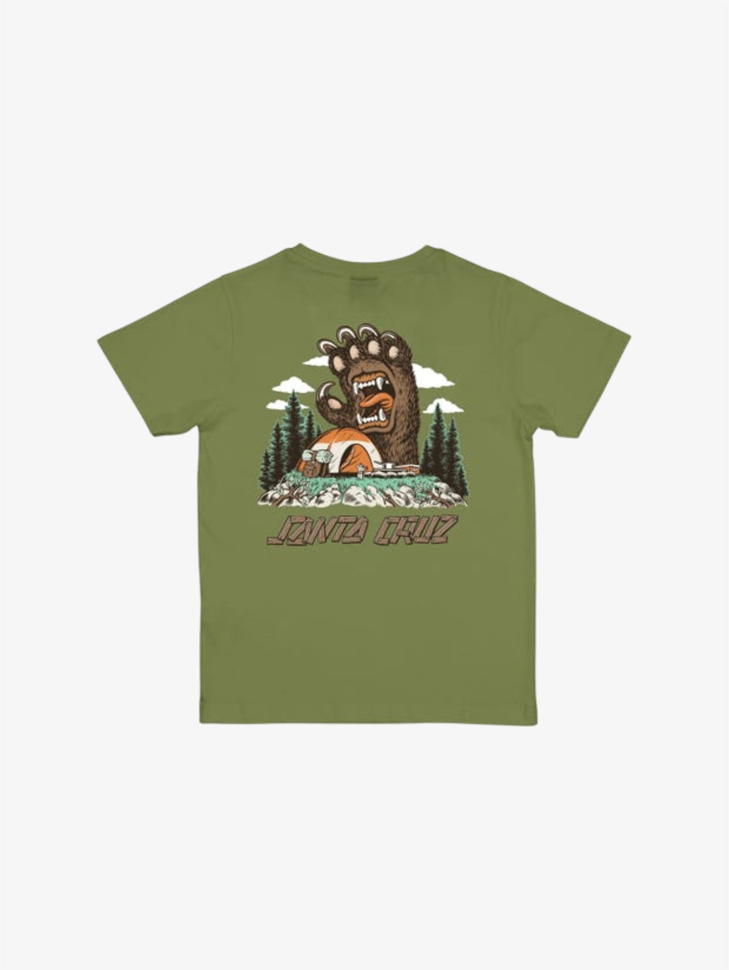 Youth Screaming Grizzly t-shirt Iguana