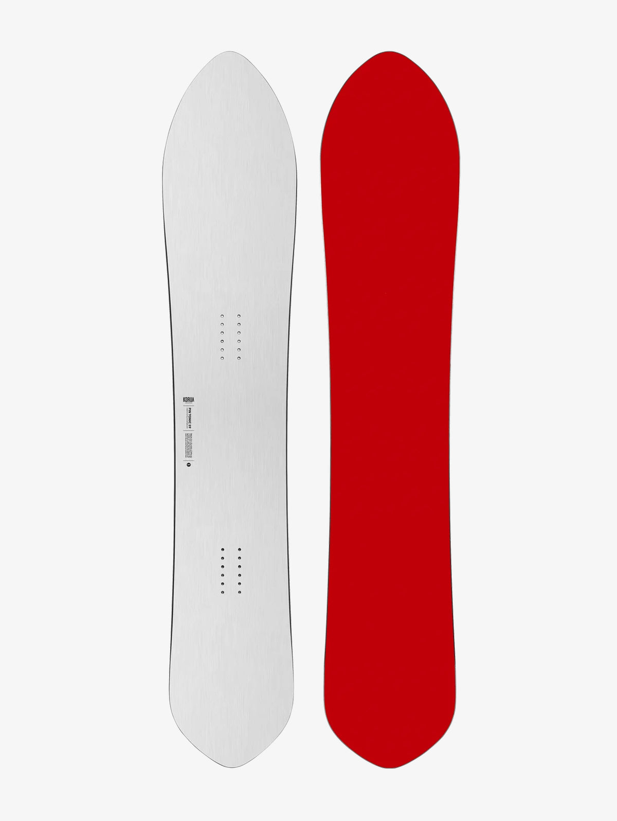 Korua Shapes Pin Tonic snowboard brushed