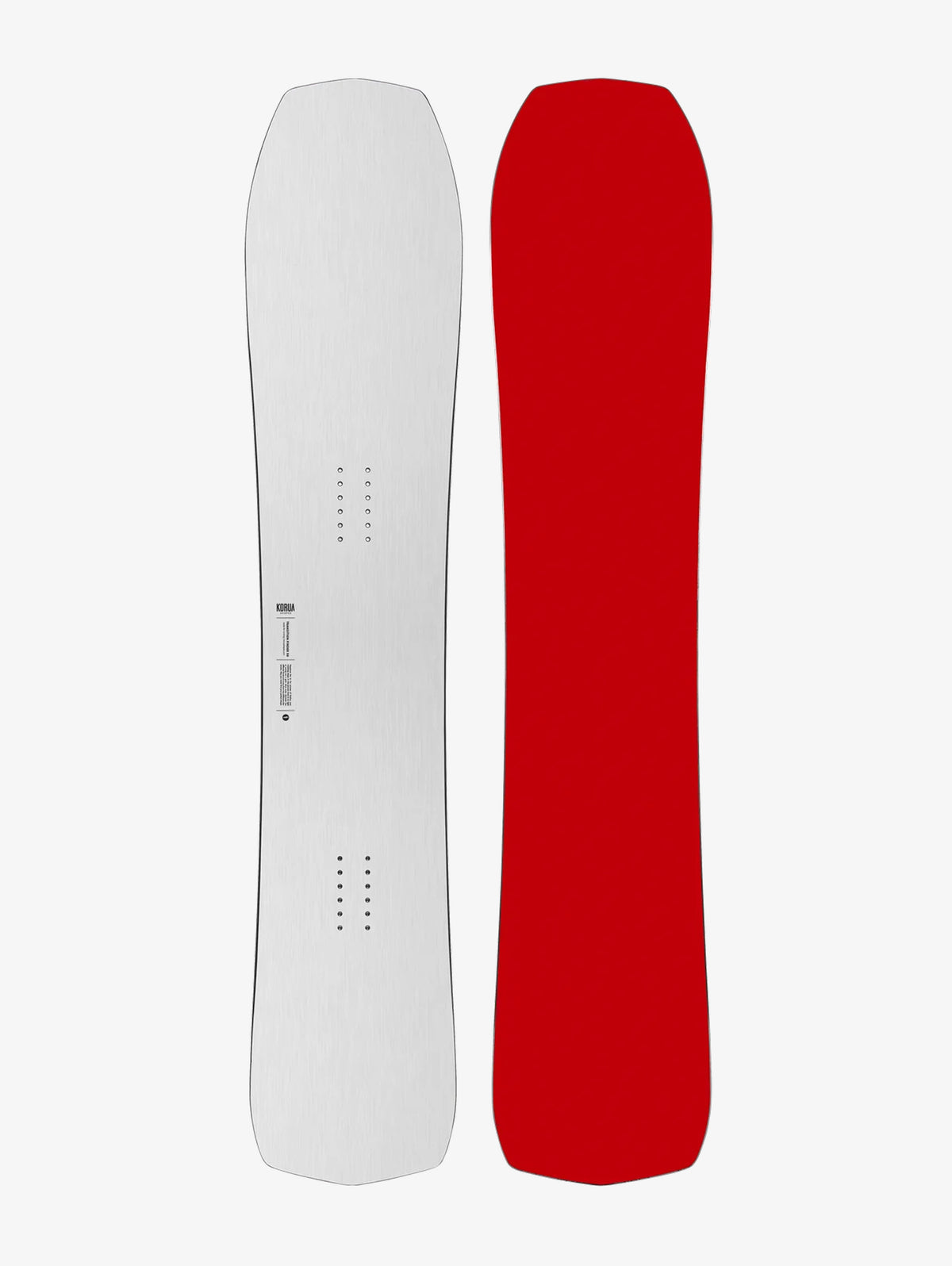 Korua Shapes Transition Finder snowboard brushed