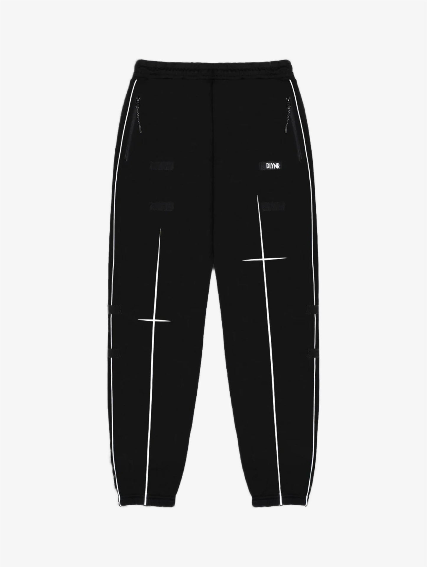 Tactical Reflective Sweatpants black pantaloni tuta