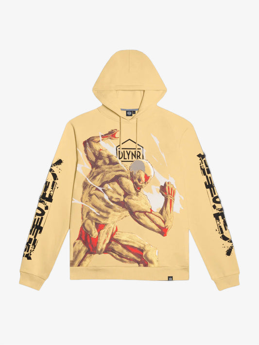 Armored Titan Hoodie Beige