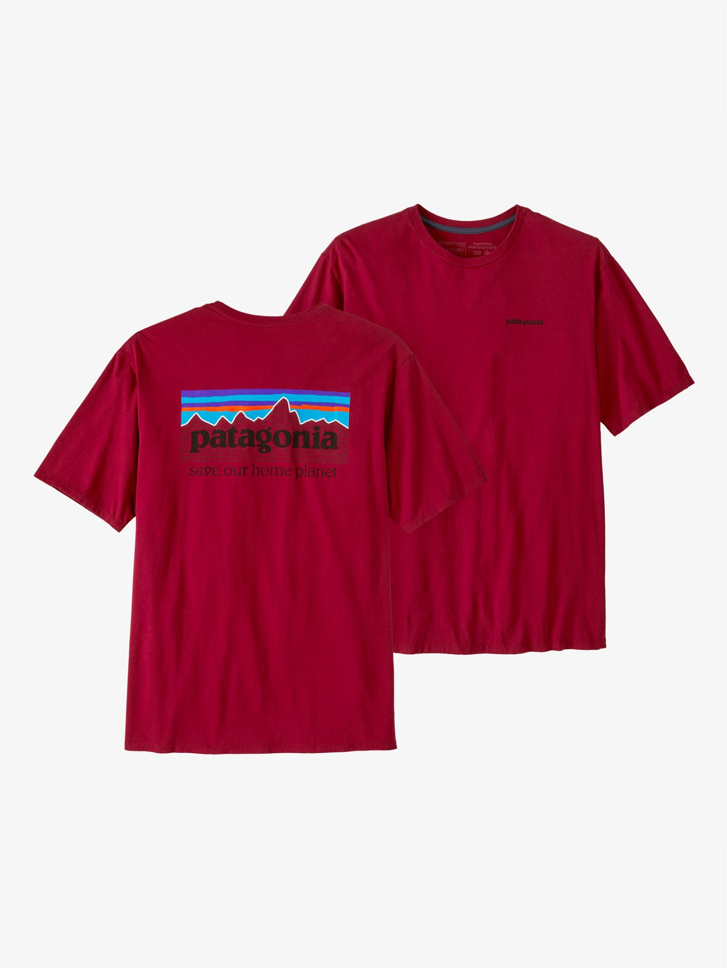 Men's P-6 Mission Organic T-Shirt wax red