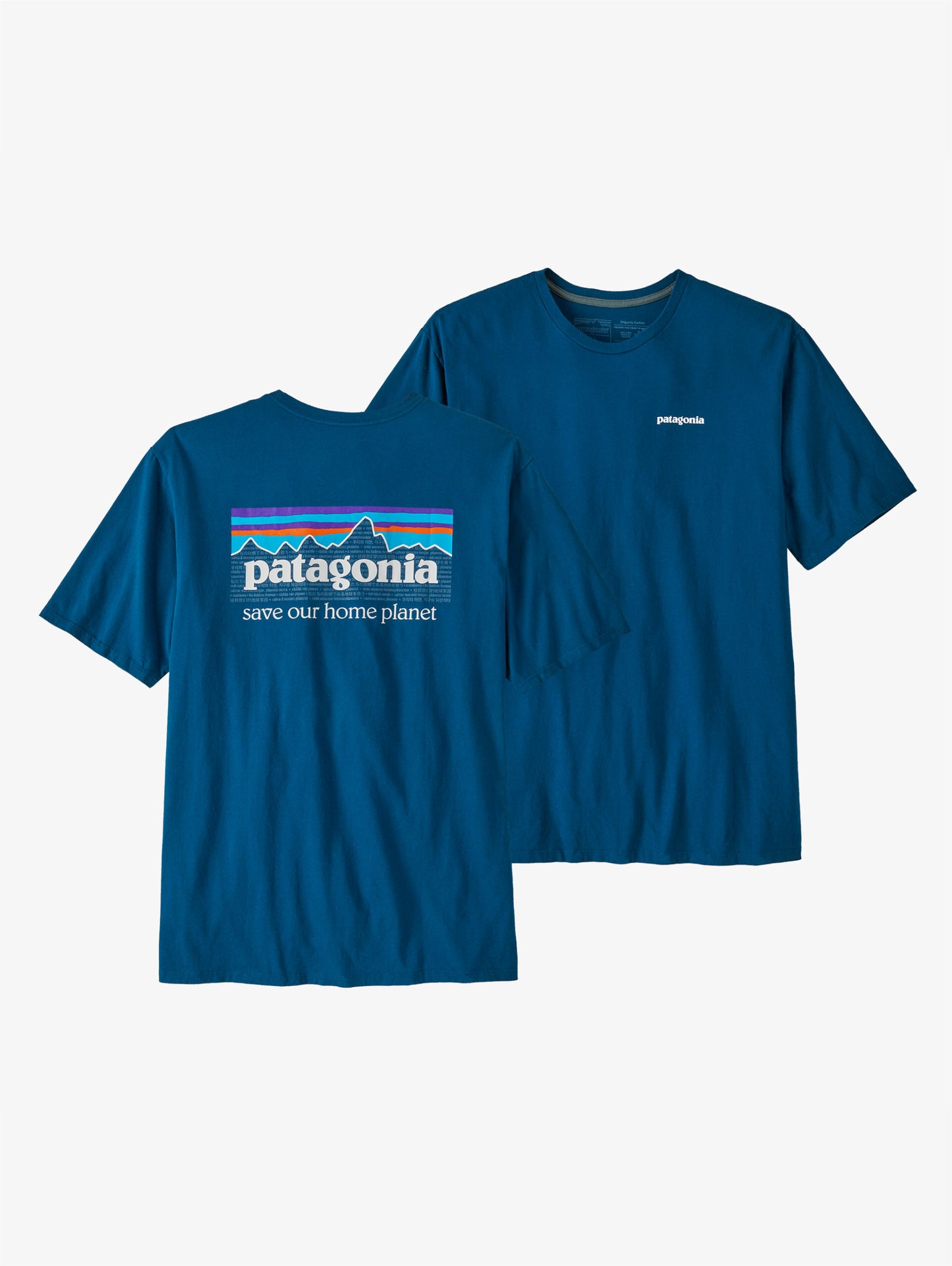 Men's P-6 Mission Organic T-Shirt lagom blue