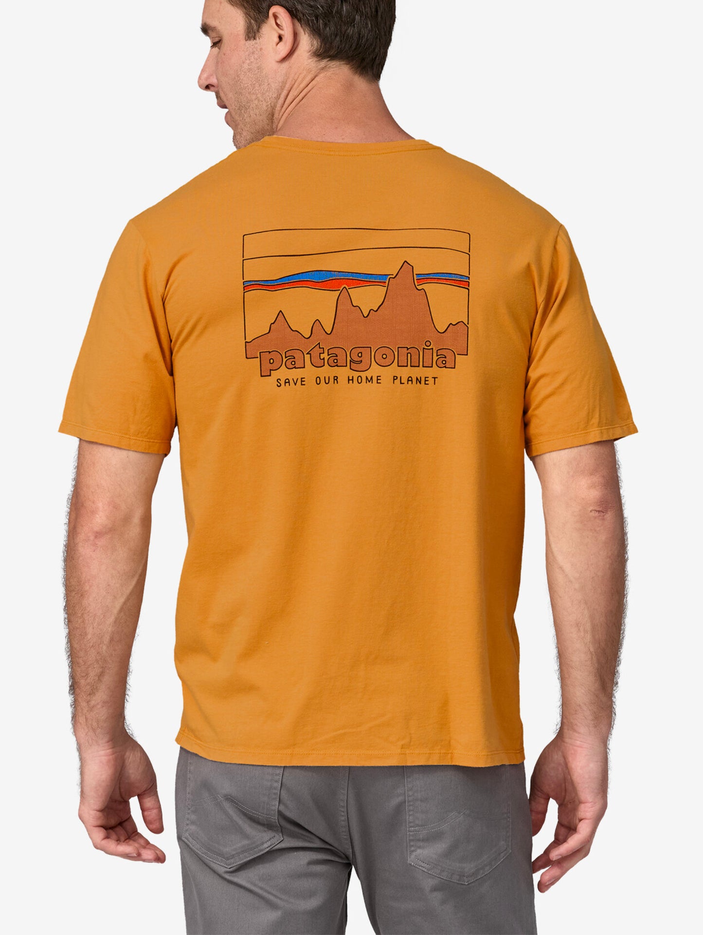 Men's '73 Skyline Organic T-Shirt dried mango