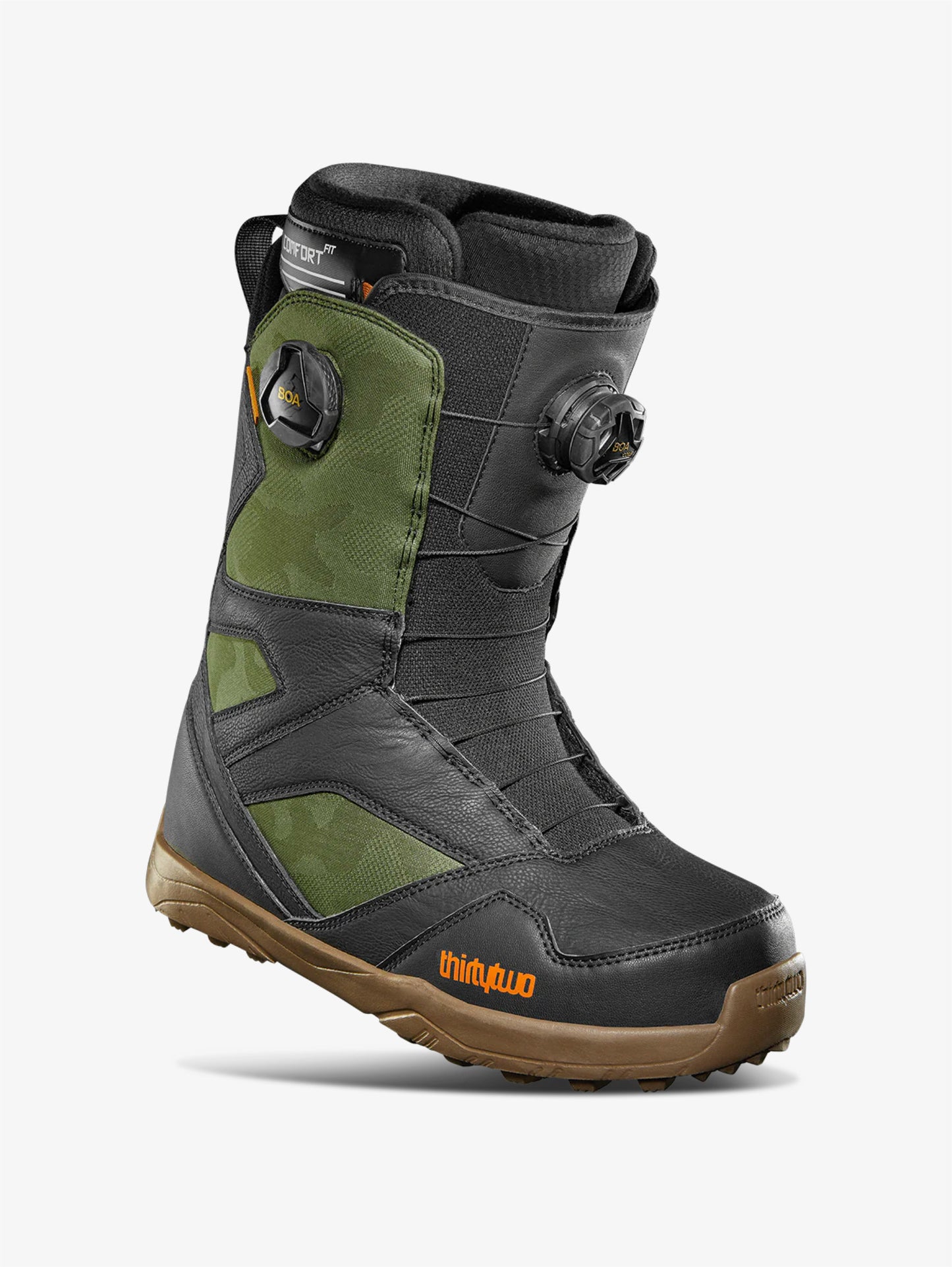 STW Double BOA snowboard boots black / camo