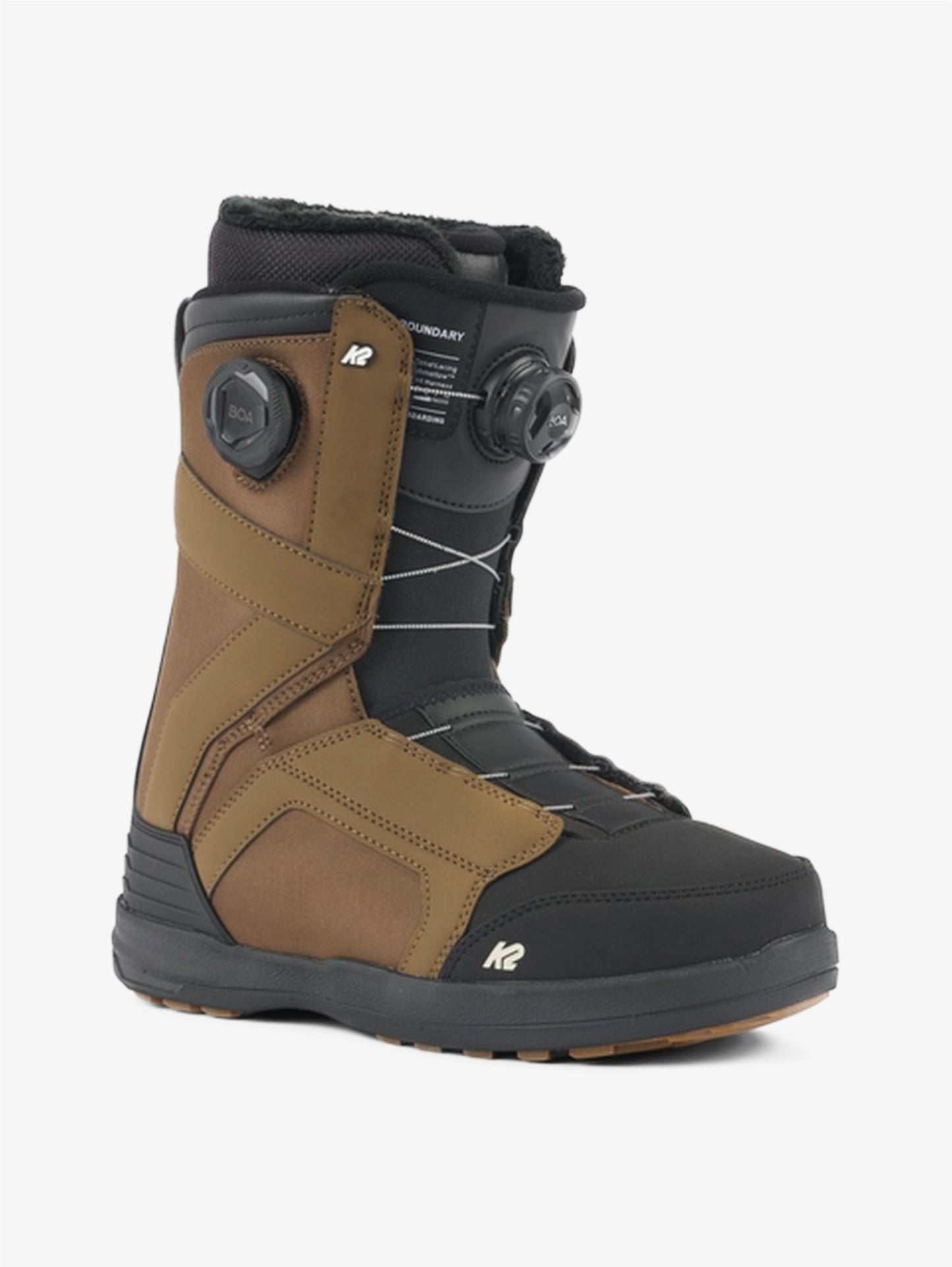 Boundary men's snowboard boots brown