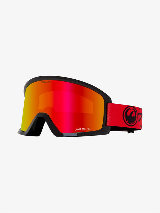 DX3 L OTG snowboard ski goggles tag / red ionized
