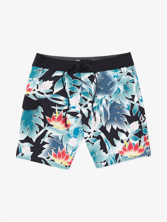 Leaf It Mod 19" boardshort black