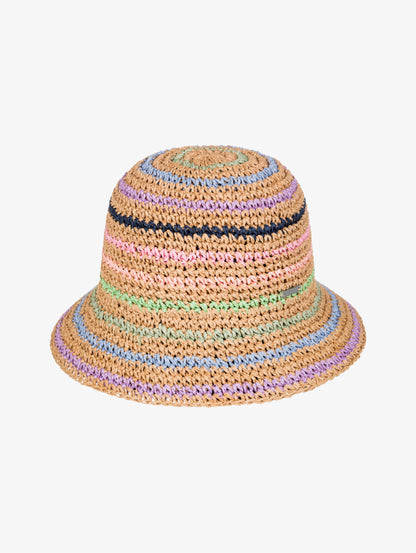 Candied Peacy women's hat natural