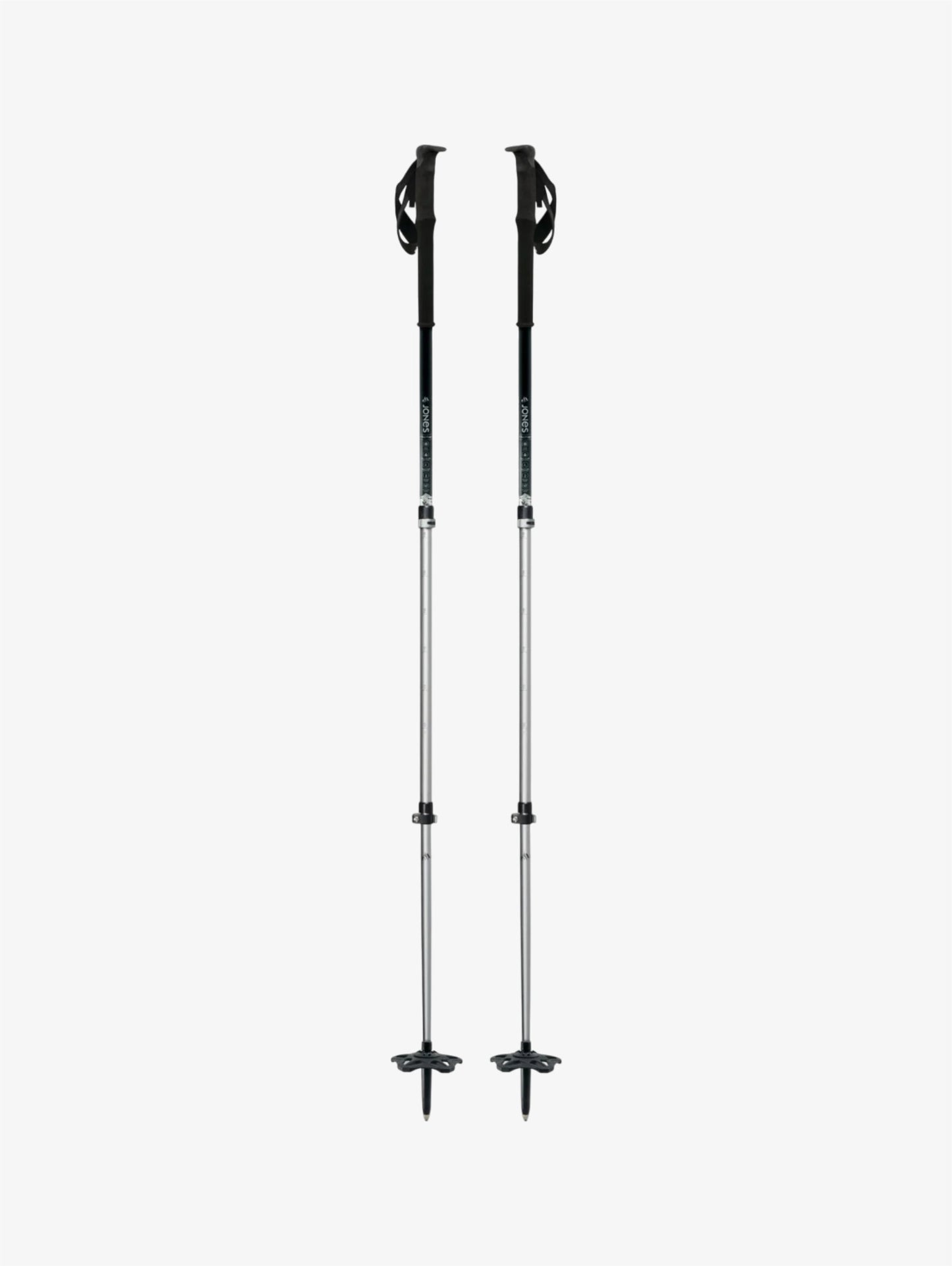 Talon Splitboard Poles bastoncini telescopici Silver