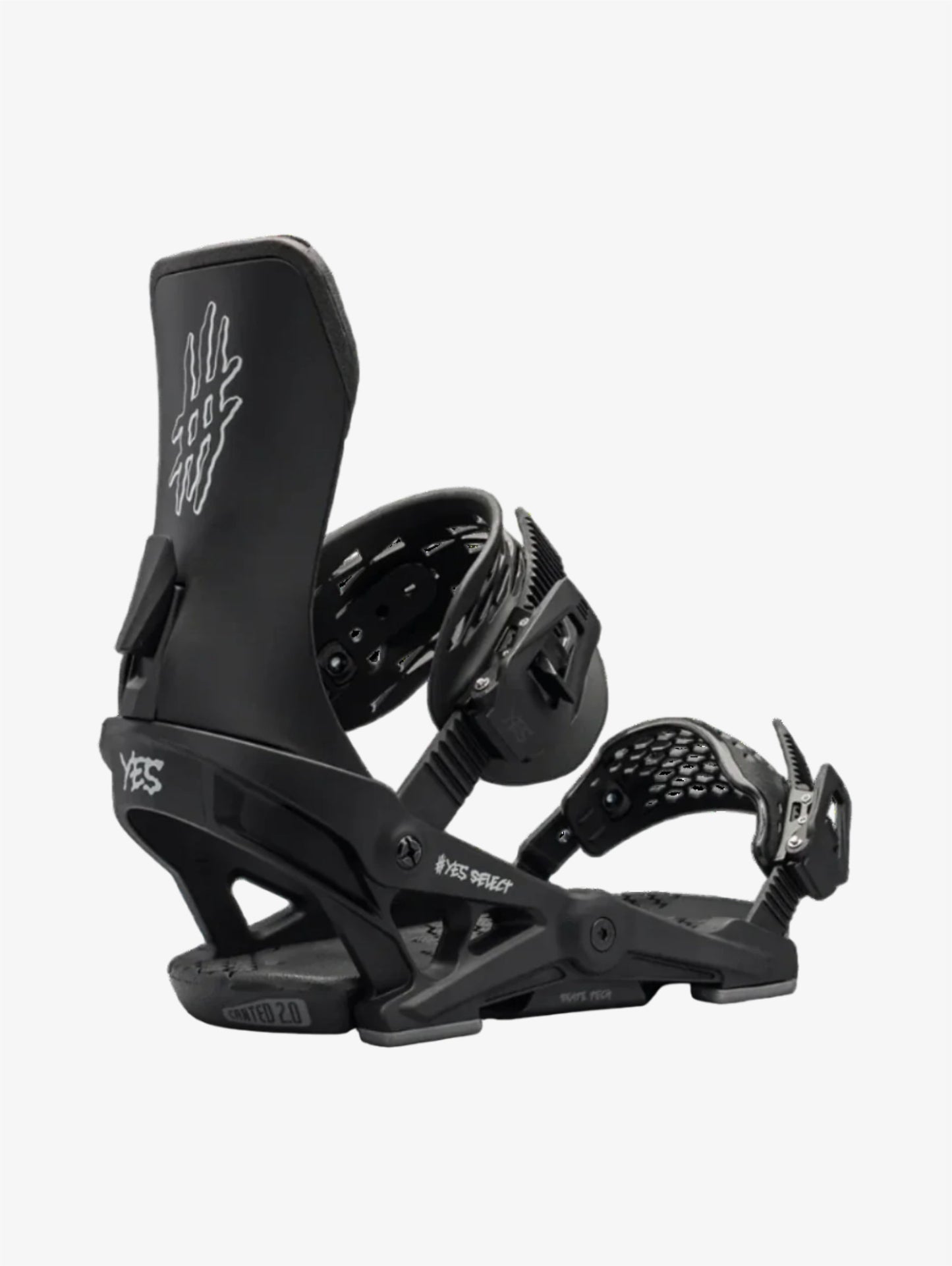 Select snowboard bindings Black