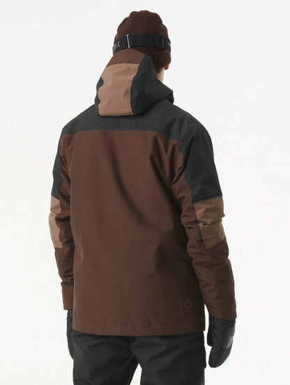 Picture Bangup JKT giacca da snowboard Black ChicoryCoff Cocoa