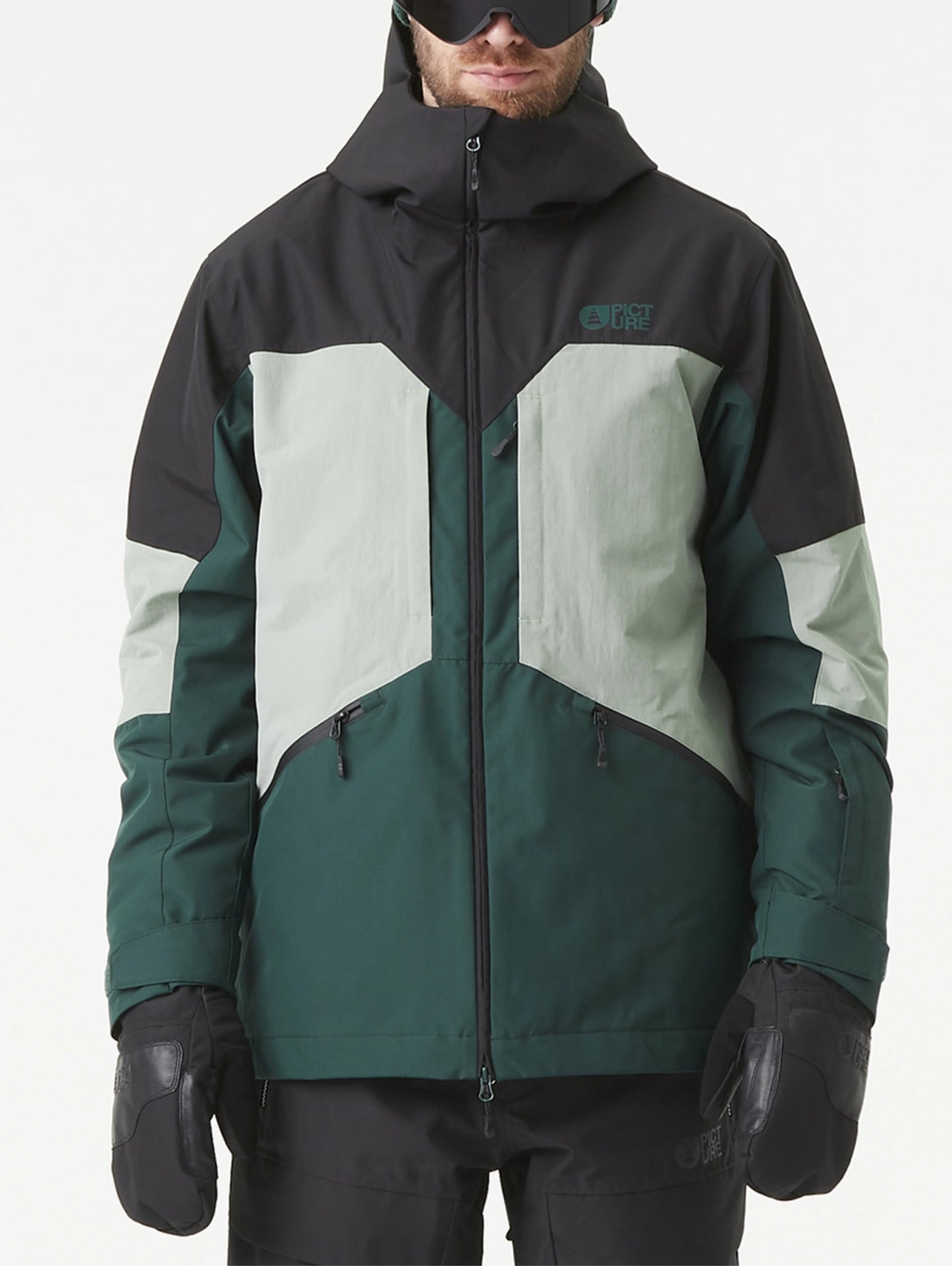 Picture Bangup JKT snowboard jacket Pdrsa Pine Black Shadow