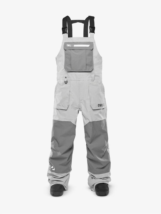 Men's Basement snowboard bib salopette Charcoal