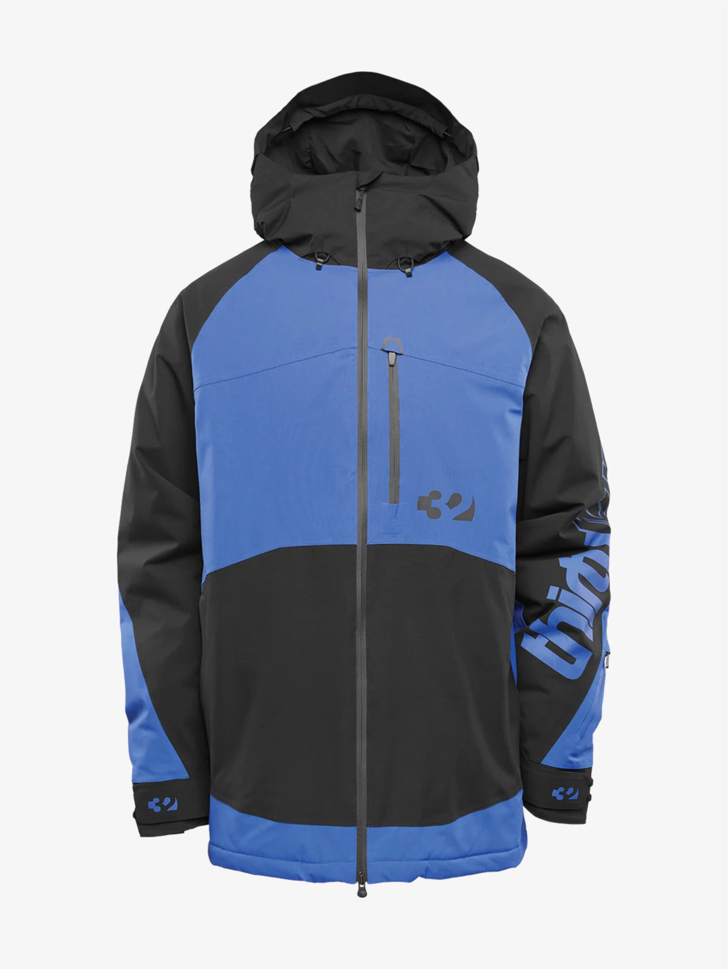 Men's Lashed Insulated snowboard jacket Black Blue