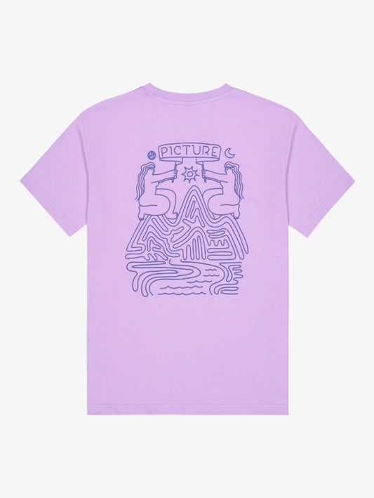 Terra Tee -t-shirt Sheer Lilac