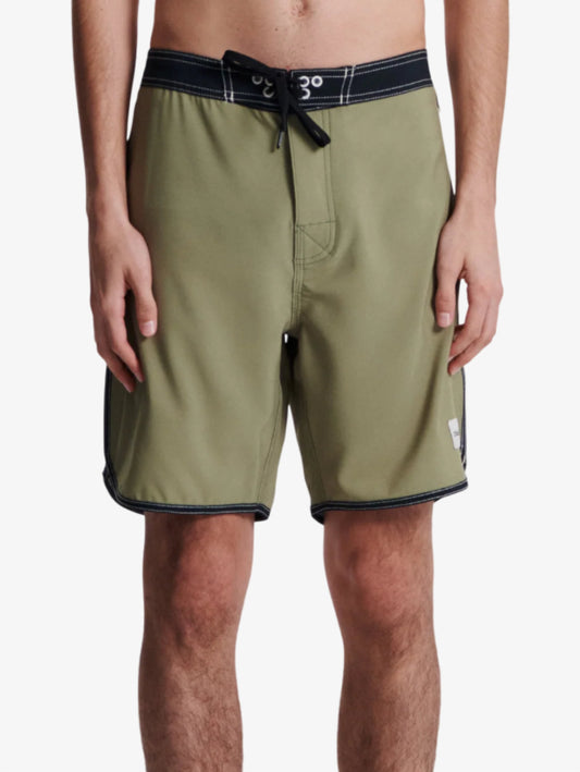 Gunnie 20" Scallop men's boardshort Moss