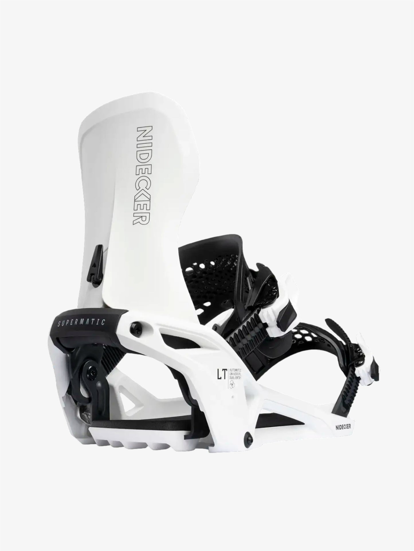 Supermatic LT snowboard bindings White