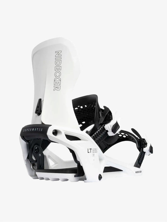 Supermatic LT snowboard bindings White
