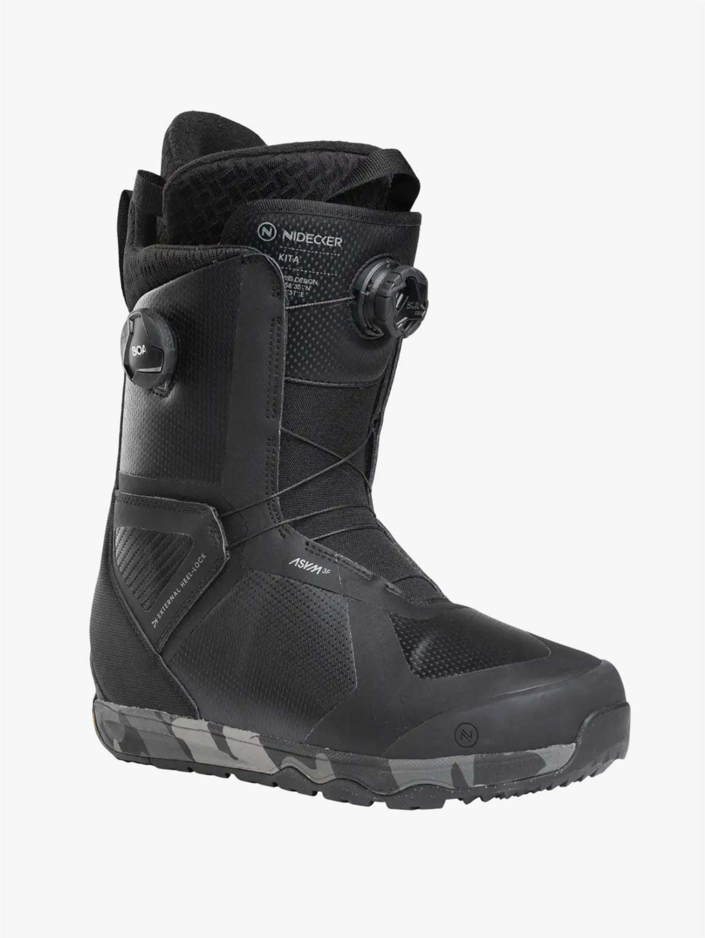 Kita Men scarponi snowboard Black