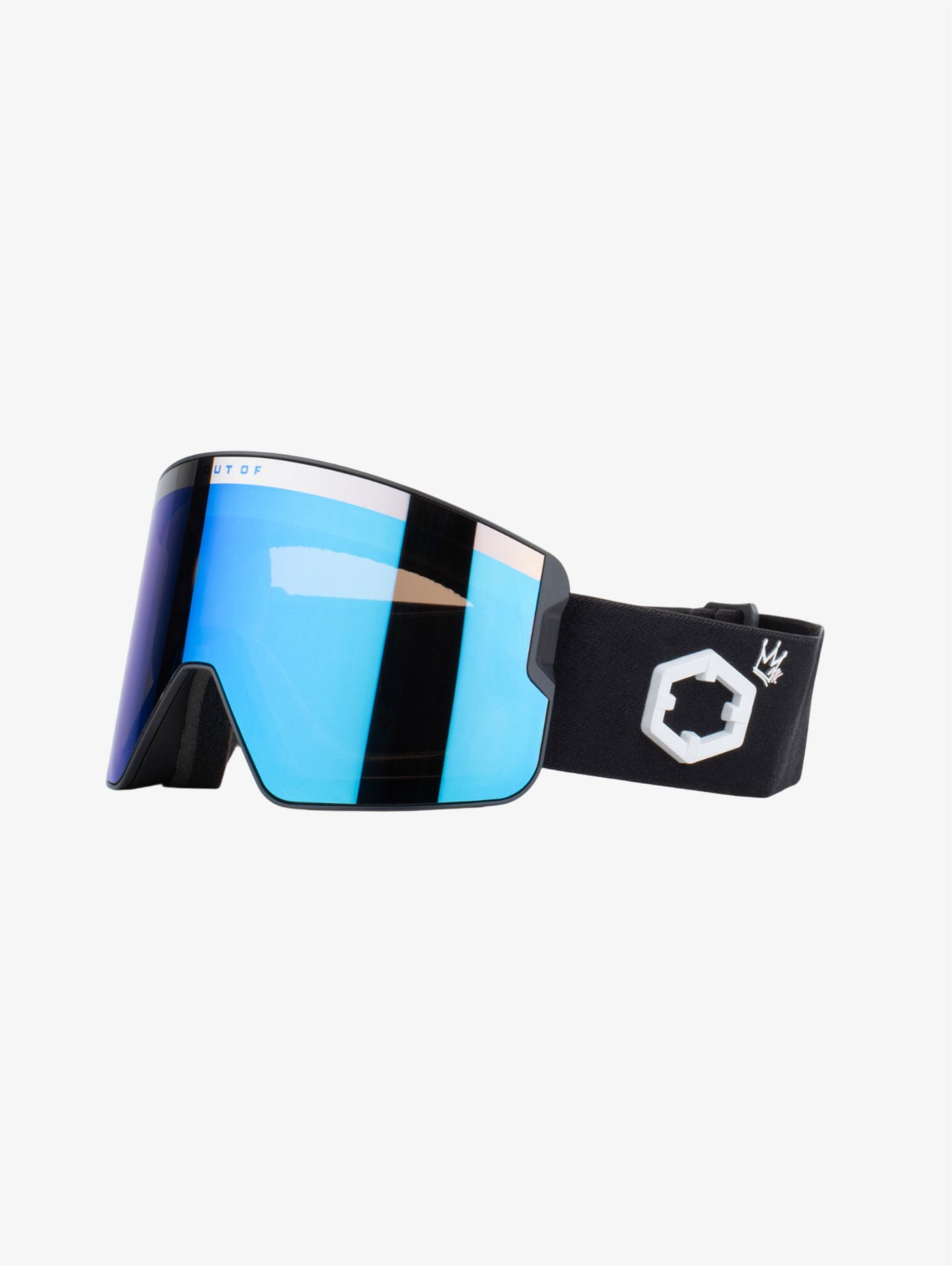 Zenith maschera snowboard Mk Crown Black Team Mirror Blue