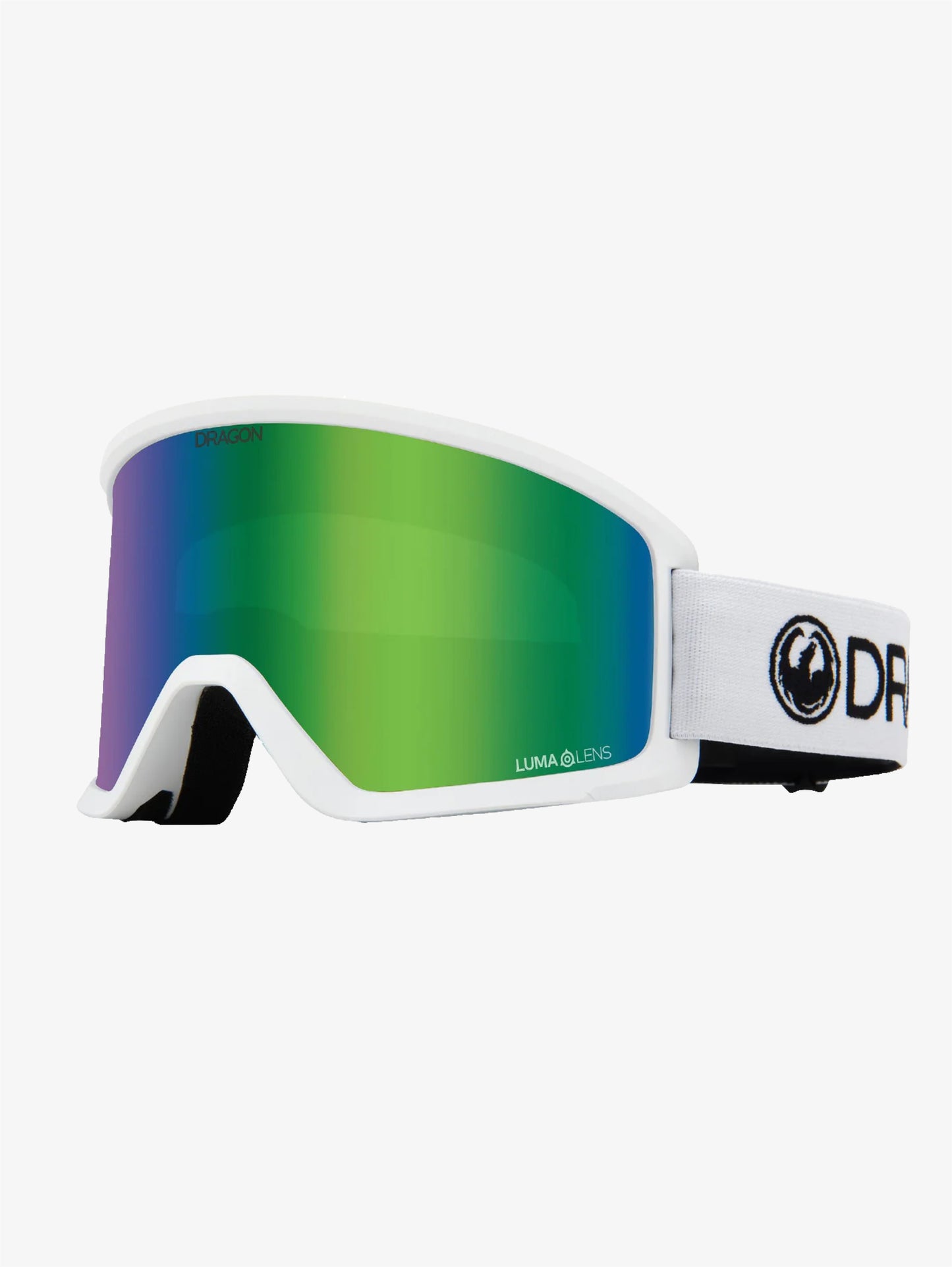 DX3 OTG maschera snowboard White Green Ionized Lens